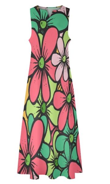 Puccelli Flowers designer dress